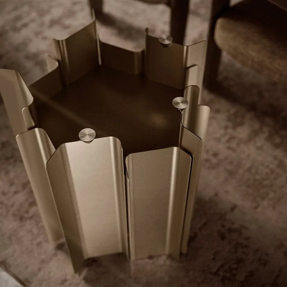 Tavolo Tondo da Pranzo in Vetro Extrachiaro di Design Made in Italy - Duna Viadurini
