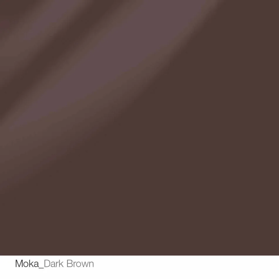 Tavolo tondo di design d.160 piano in cristallo made in Italy Cristal Viadurini