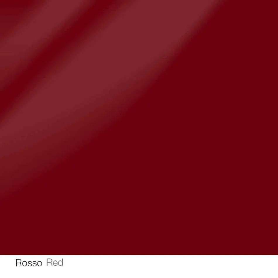 Tavolo tondo di design d.160 piano in cristallo made in Italy Cristal Viadurini