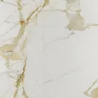 Tavolo Tulip Eero Saarinen H 73 in Marmo Caracatta Oro Realizzato in Italia Viadurini