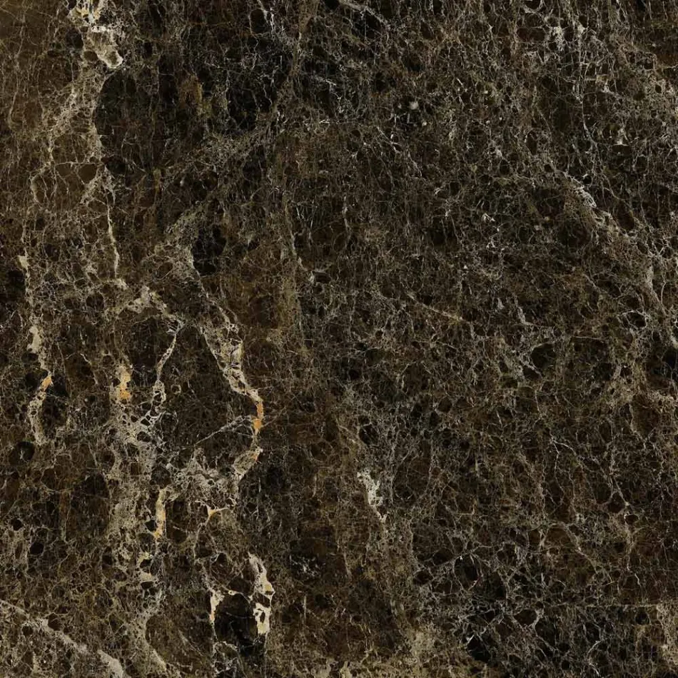 Tavolo Tulip Eero Saarinen H 73 in Marmo Emperador Dark Realizzato in Italia Viadurini