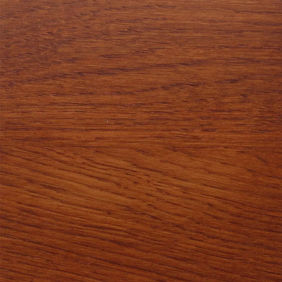 Tavolo Tulip Eero Saarinen H 73 Rotondo in Rovere Tinto Ciliegio Made in Italy - Scarlet Viadurini