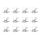 Tazze Caffè Cristallo Ecologico Trasparente o Colorato 12 Pezzi - Amalgama Viadurini