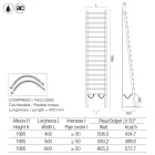Termoarrdo Idraulico in Acciao al Carbonio Nero Made in Italy - Raggio Viadurini