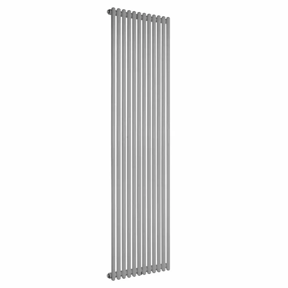 Termoarredo a Parete Verticale in Acciaio Design Moderno 1017 Watt - Zigolo Viadurini