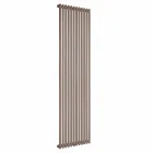 Termoarredo a Parete Verticale in Acciaio Design Moderno 1017 Watt - Zigolo Viadurini