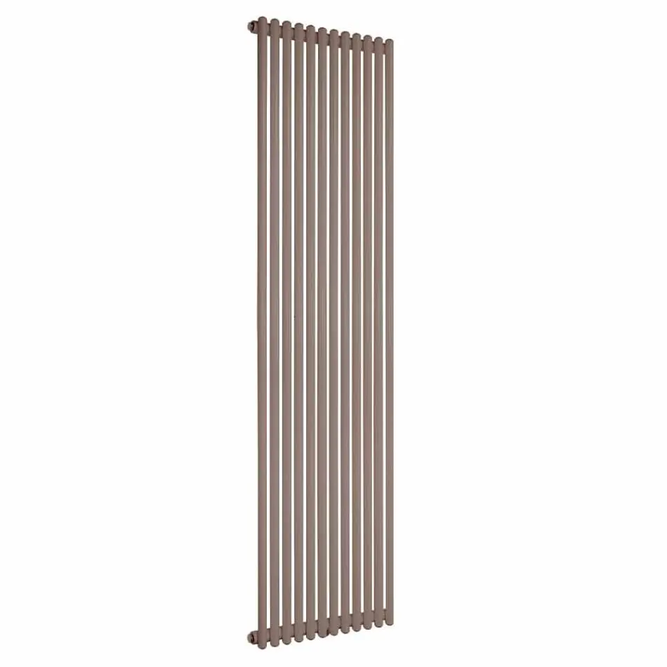 Termoarredo a Parete Verticale in Acciaio Design Moderno 1017 Watt - Zigolo Viadurini