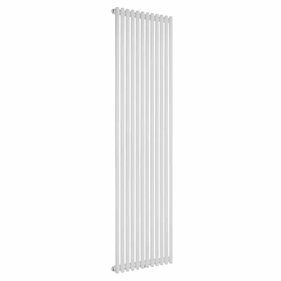 Termoarredo a Parete Verticale in Acciaio Design Moderno 1017 Watt - Zigolo Viadurini