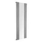 Termoarredo Bagno Verticale Design in Acciaio con Specchio a 587 W - Picchio Viadurini