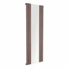 Termoarredo Bagno Verticale Design in Acciaio con Specchio a 587 W - Picchio Viadurini