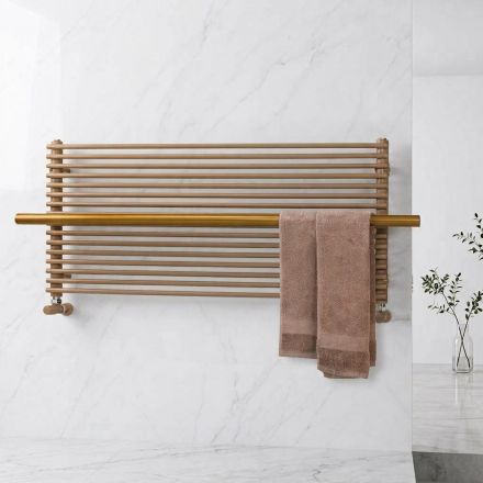 Termoarredo Beige Misto in Acciao al Carbonio Realizzato in Italia - Solaris Viadurini