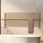 Termoarredo Beige Misto in Acciao al Carbonio Realizzato in Italia - Solaris Viadurini
