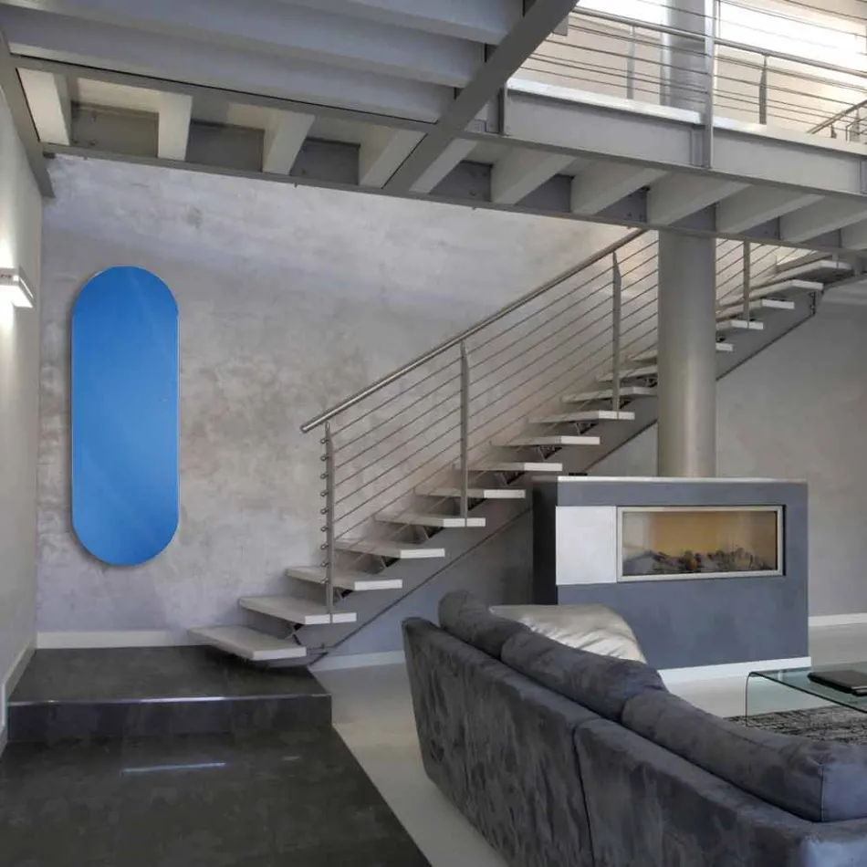 Termoarredo design elettrico in vetro temperato Brian, made in Italy Viadurini