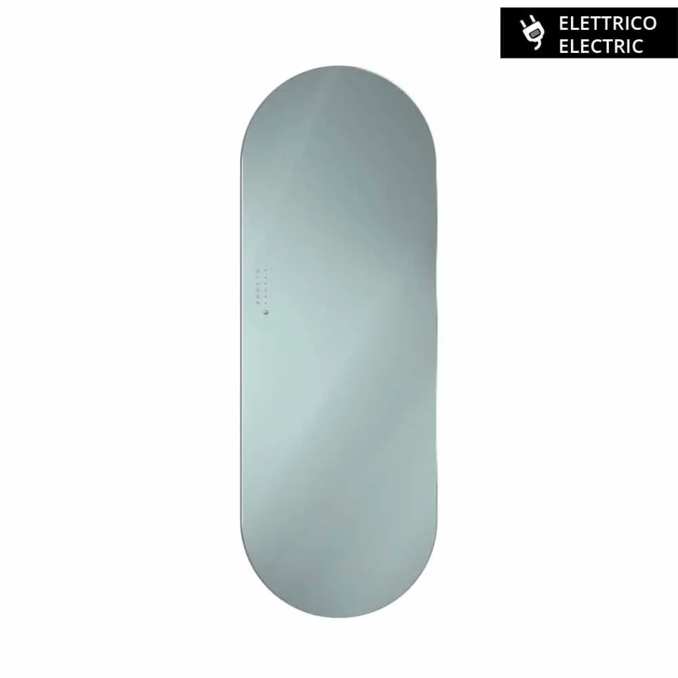 Termoarredo design elettrico in vetro temperato Brian, made in Italy Viadurini