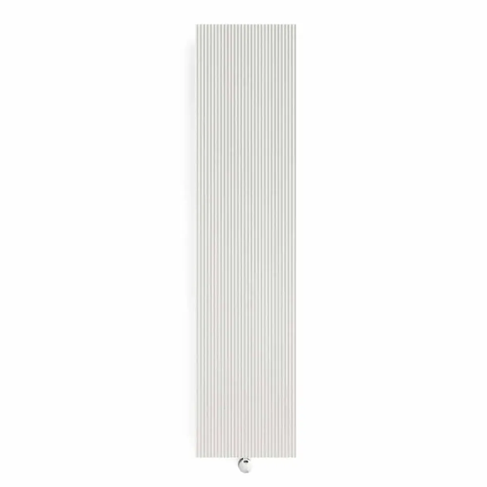 Termoarredo Design Verticale Elettrico a Parete in Acciaio a 900 W - 1000Righe Viadurini