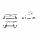 Termoarredo Design Verticale Idraulico in Alluminio fino 1061 Watt - Bent Viadurini