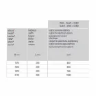 Termoarredo Elettrico a Parete Design in Alluminio Moderno a 1000 W - 100Righe Viadurini