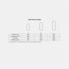 Termoarredo elettrico a specchio fino a 1500 Watt Brian Viadurini