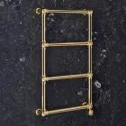 Termoarredo Elettrico Componibile in Ottone Cromo o Oro a 200 W - Caesar Viadurini