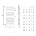 Termoarredo Elettrico Cromato Fino a 1000 Watt Made in Italy - Berenice Viadurini