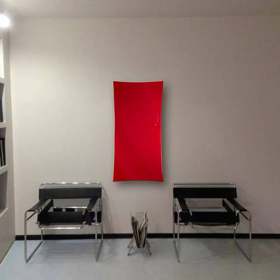 Termoarredo elettrico da parete in vetro temperato Barry Viadurini