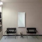 Termoarredo elettrico da parete in vetro temperato Barry Viadurini