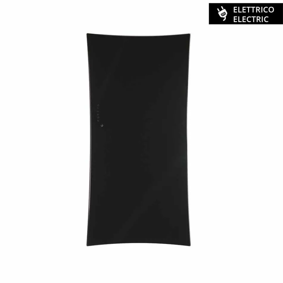 Termoarredo elettrico da parete in vetro temperato Barry Viadurini