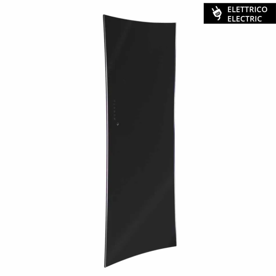 Termoarredo elettrico da parete in vetro temperato Barry Viadurini