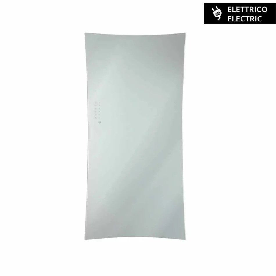 Termoarredo elettrico da parete in vetro temperato Barry Viadurini