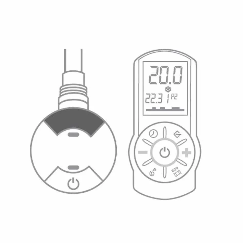 Termoarredo Elettrico da Soggiorno o Bagno di Design con Led 1000 W - Shine Viadurini