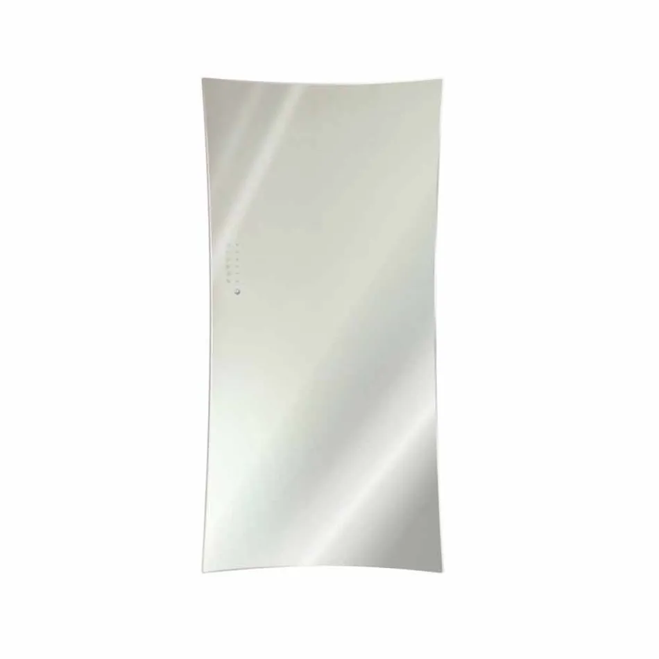 Termoarredo elettrico design finitura a specchio fino 1500W Barry Viadurini