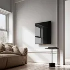 Termoarredo elettrico di design a raggi infrarossi in vetro nero Clear Viadurini