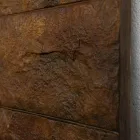 Termoarredo Elettrico Finitura Corten in Polvere di Marmo Italiano - Terraa Viadurini