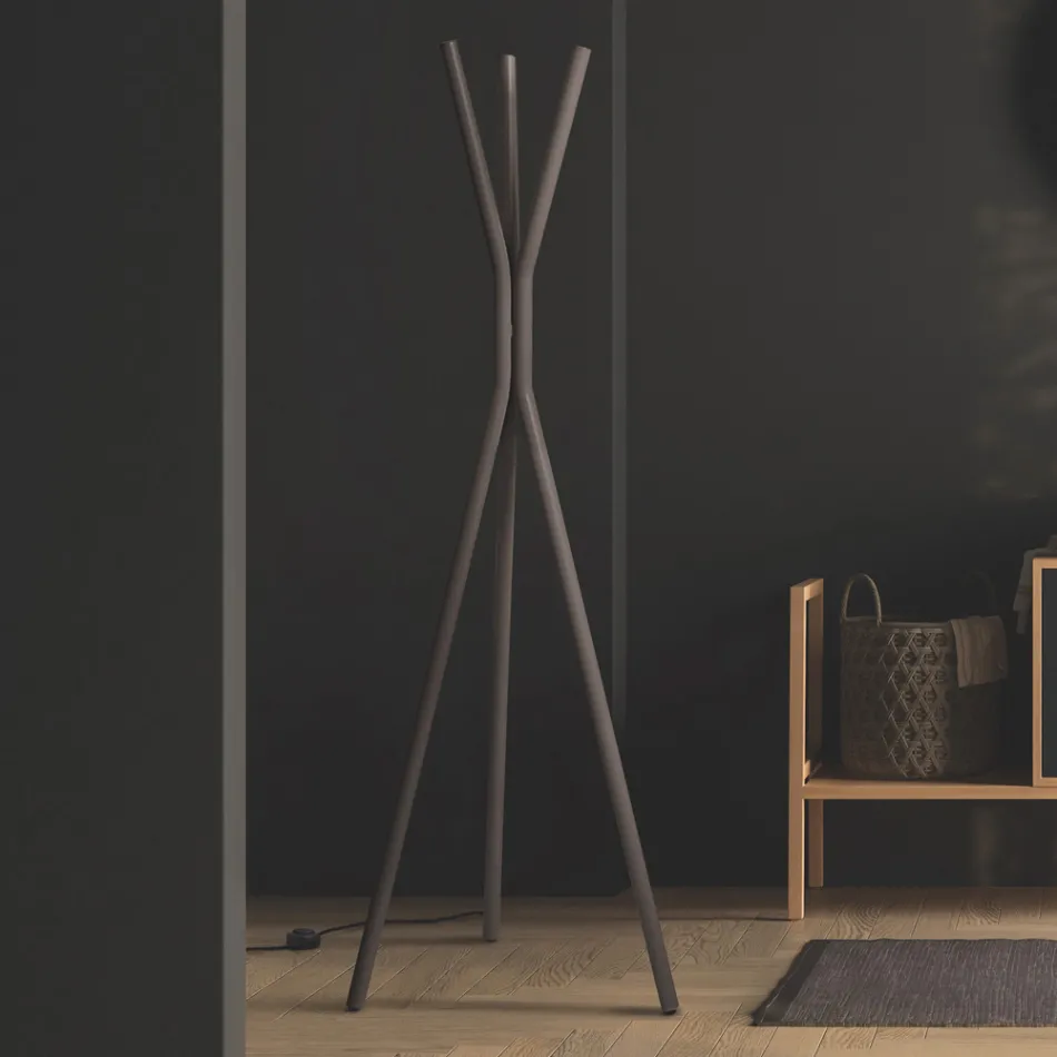 Termoarredo Elettrico Free-Standing in Acciaio con Interruttore a Pedale - Tree Viadurini