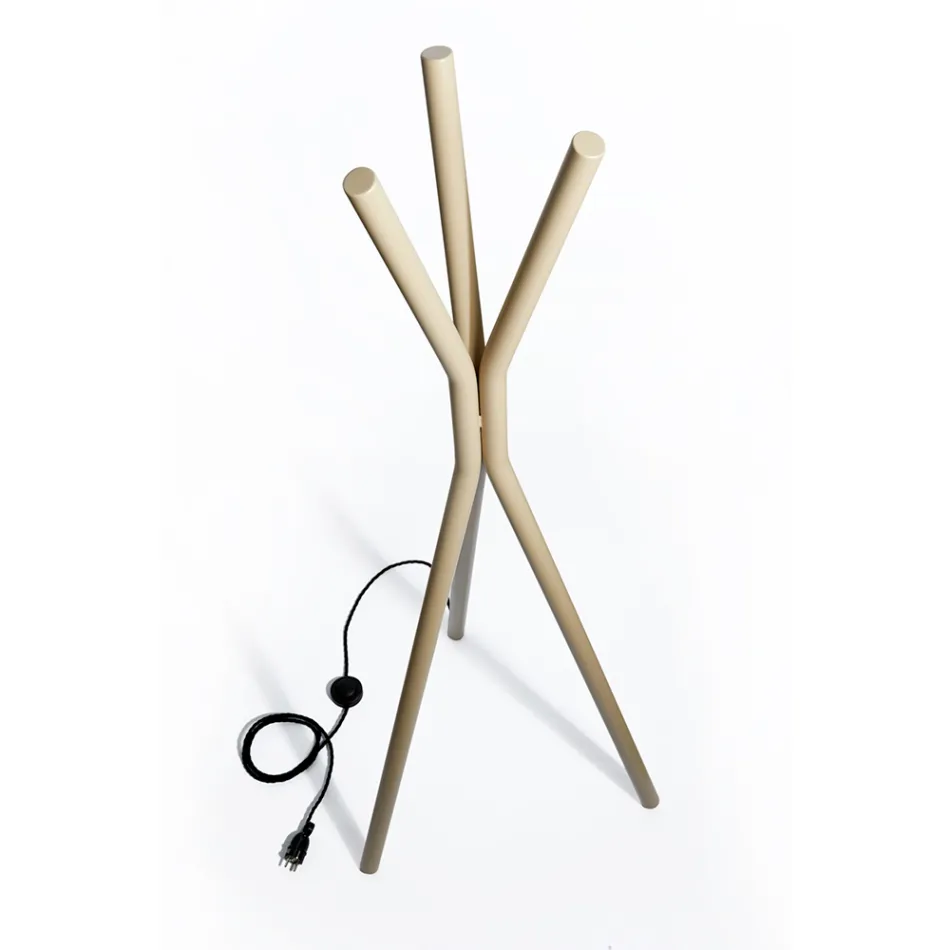 Termoarredo Elettrico Free-Standing in Acciaio con Interruttore a Pedale - Tree Viadurini