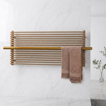 Termoarredo Elettrico in Acciaio al Carbonio Beige Made in italy - Solaris Viadurini