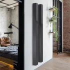 Termoarredo Elettrico in Acciaio al Carbonio Due Finiture Made in Italy - Ember Viadurini