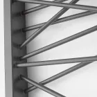 Termoarredo elettrico in acciaio,stile metropolitano Mikado Scirocco H Viadurini