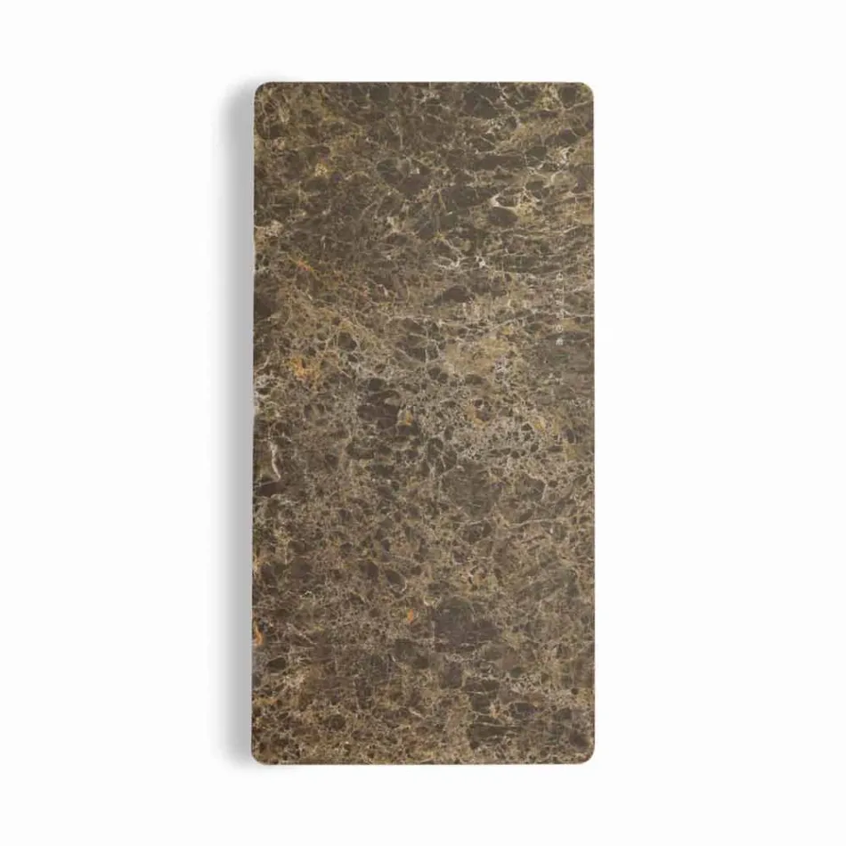 Termoarredo elettrico in vetro temperato, finitura in pietra Jonny Viadurini