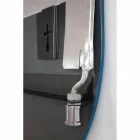 Termoarredo elettrico in vetro temperato, finitura in pietra Jonny Viadurini