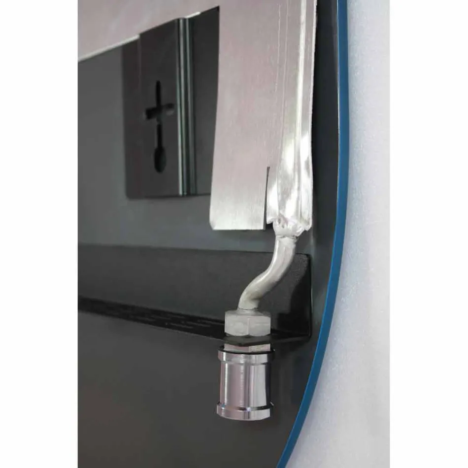 Termoarredo elettrico in vetro temperato, finitura in pietra Jonny Viadurini