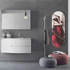 Termoarredo elettrico moderno personalizzabile con foto Brian Viadurini