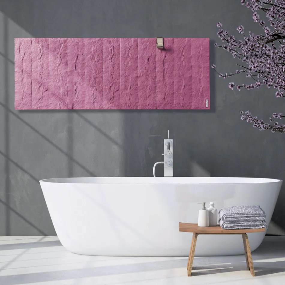 Termoarredo Ibrido Fino a 1400 Watt in Polvere di Marmo Italiano - Terraa Viadurini