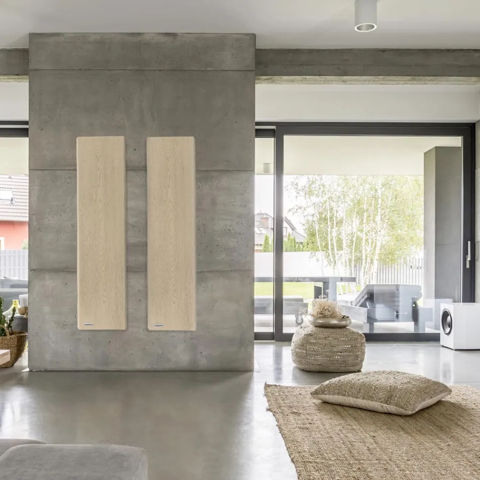 Termoarredo Ibrido in Polvere di Marmo Italiano Effetto Legno - Wood50 Viadurini