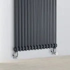Termoarredo Idraulico con Doppia Serie di Elementi Verticali Made in Italy - Pasticcio Viadurini
