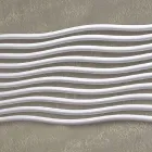 Termoarredo Idraulico con Elementi Orizzontali Curvati Made in Italy - Zucchero Viadurini