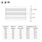 Termoarredo Idraulico con Gruppi di Elementi Diversi Made in Italy - Ardore Viadurini