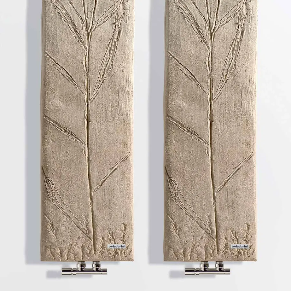 Termoarredo Idraulico Fino a 480 Watt in Polvere di Marmo Italiano - Naturae Viadurini