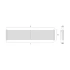 Termoarredo Idraulico in Acciaio con Doppia Sezione di Elementi Made in Italy - Cialda Viadurini