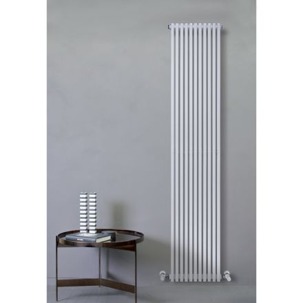 Termoarredo Idraulico in Acciaio Finitura Bianco Traffico Made in Italy - Coppa Viadurini